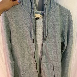 Roxy Light Blue Zip Up Hoodie